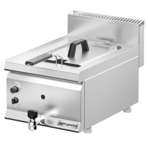 Friteuse à gaz professionnelle de comptoir - 8 litres - 6 kW - Manuelle - avec robinet de vidange - Product Image 5