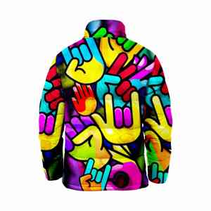 แจ็คเก็ตทรงพองซาฟารีสำหรับผู้ชาย2025ฤดูหนาวปกตั้งกันลมกันน้ำมีซิปปิดสำหรับอากาศหนาว - Product Image 5