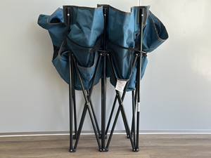 Huy Gia Silla doble ligera Diseño moderno Silla de picnic plegable de metal para uso al aire libre-Beach Camping Park Field - Product Image 3