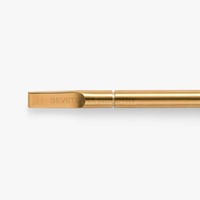Meilleure vente de brosse à ongles double face couleur plasma dorée avec bords affûtés brosse à ongles de qualité fine pour un travail optimal