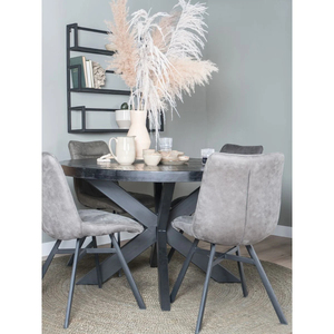 Mesa de comedor de araña negra, juegos de comedor sólidos con sillas de comedor, las mejores mesas elevadoras, muebles de sala de estar, muebles de dormitorio - Product Image 5