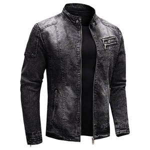 Vente chaude Hommes Veste en jean moderne Respirant Veste en jean de qualité supérieure pour hommes Tissu doux et confortable - Product Image 3