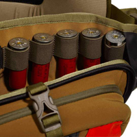 Logo de broderie personnalisé gilet de chasse aux oiseaux sérieux en plein air gilet de chasse aux hautes terres confortable et léger gilet de sac de chasse