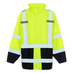 Vêtements de travail réfléchissants veste hommes haute visibilité sécurité protection Durable industriel extérieur Construction uniforme vestes - Product Image 1
