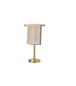 Toallero de latón para decoración de baño, soporte independiente de lujo hecho a mano, estilo vintage, para uso en el hogar, hotel, interior - Product Image 5