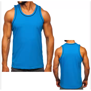 Impression personnalisable Débardeur de gymnastique pour hommes T-shirt sans manches respirant et décontracté pour les exercices sportifs Vêtements de sport actifs - Product Image 1