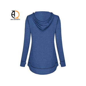 Sudadera con capucha para mujer Sudadera personalizada de estilo callejero Sudadera con capucha de serigrafía para mujer Sudadera con capucha barata para mujer - Product Image 2