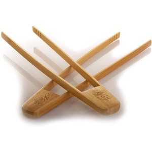 Juego de utensilios de cocina de bambú con asas cómodas Colección de herramientas de torneado duraderas - Product Image 5