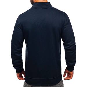 High Quality <b>Men</b> Purple Quarter <b>Zip</b> Hoodies Cotton Polyester Jacket Pullover Pocket Windbreaker Jackets - Product Image 6