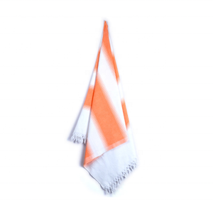 GOTS Certified 100% Cotton Golf Beach <b>Towels</b> Orange Textured <b>Quick</b> <b>Dry</b> Trendy 2024 Designs for Households and Swim Use - Product Image 2