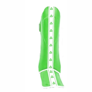 Espinilleras de boxeo de cuero ajustables hechas a medida, protección de espinillas y empeine de karate con impresión de logotipo personalizado - Product Image 5