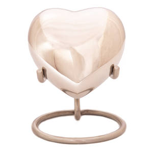 Coeur de baseball pour toujours dans notre urne souvenir Option de support Urne en métal Gravure personnalisée Support en option - Product Image 6