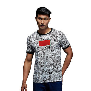 Venta al por mayor sublimación hombres camisetas impresión personalizada 100% poliéster sublimación camisa mejor calidad - Product Image 6