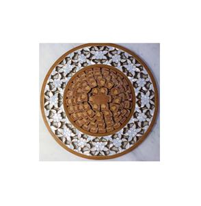 Assiette à Dessert en bois et vadrouille assiette de service alimentaire de forme ronde artisanat taille personnalisée pour l'utilisation d'ustensiles de cuisine - Product Image 5