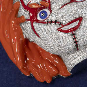 Pendentif personnalisé de luxe en moissanite avec visage 3D Bijoux hip hop Pendentif personnalisé en argent sterling 925 Bijoux glacés - Product Image 3