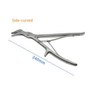 Rongeurs orthopédiques à double articulation droits/courbes de 180 mm x 240 mm, instruments chirurgicaux manuels de haute qualité certifiés CE, Surgi Right - Product Image 6