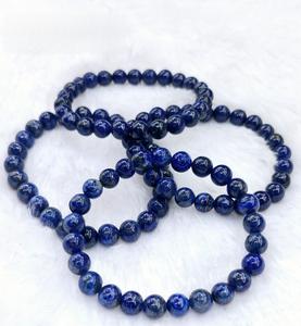 Original Lapis Lazuli <b>Bracelet</b> with Lab Certificate for <b>Men</b> and WomenNatural Energised Blue <b>Bracelet</b> for communication8MM <b>Beads</b> - Product Image 2