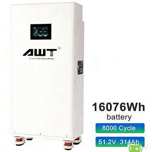 Paket Baterai Lithium Ion EU Stock Vertical 51.2v 280ah 314ah 15kWh 16kWh 30Kwh 32Kwh Lifepo4 Penyimpanan Tenaga Surya JK 200A BMS V19 - Product Image 1
