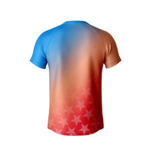 Camiseta informal de verano con cuello redondo para hombre, de alta calidad Waffle, sublimado, Color claro, transpirable, de secado rápido, talla grande, precio razonable - Product Image 6