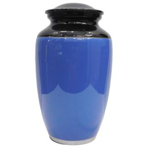 Hermosas urnas de cremación para adultos de aluminio con diseño de rosas con urnas de cremación clásicas para adultos con acabado negro. - Product Image 5