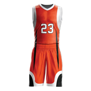 Uniformes de baloncesto sublimados personalizados para niños de alta calidad 100% poliéster precio bajo ropa deportiva más vendida uniforme de baloncesto - Product Image 1