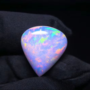 Gema de Ópalo Natural en Forma de Lágrima Cabujón 7.75 CT de Alta Calidad, Ópalo Welo Etíope Brillante en Forma de Pera con Juego de Color - Product Image 3