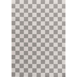 Modern Jute Rectangular Checkerboard <b>Rug</b> for Living Room Hallway <b>Bedside</b> - Product Image 1