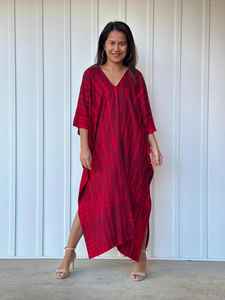 Tie Dye Kaftan A 134 Beach Vacation Resort Cruise Pool Party <b>Lounge</b> Home Work At Home - Product Image 3