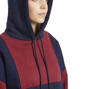 Sweat-shirt à capuche décontracté pour femme, à rayures et blocs de couleur, doux, à manches longues - Product Image 6