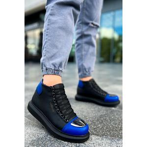 CH267 GST Roma Mirror Botas Hombre NEGRO/AZUL SAX - Product Image 4