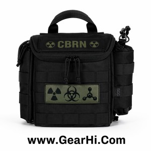 Bolsa de Almacenamiento para Máscara Protectora CBRN, Paquete de Respuesta Bioquímica Nuclear, Bolsa de Transporte para Equipo CBRN con Correa para Pierna - Product Image 1