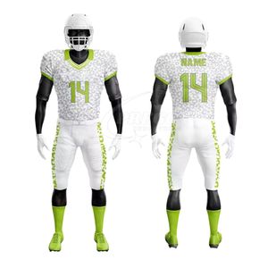 Uniformes de Fútbol Americano Personalizados, Conjunto de Manga Corta con Bordado Sublimado y Tackle Twill - Product Image 4