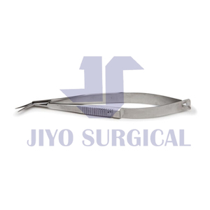 Tijeras quirúrgicas de microcirugía de acero inoxidable de precisión con mango de resorte Tijeras de disección oftálmica manual - Product Image 3