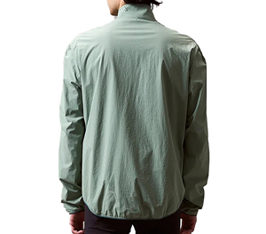 SPRINT SPORTS Unisex Full Zip Windproof Eco-Friendly Quick Dry <b>Cycling</b> <b>Jacket</b> Long Sleeve Mustard Color 100% Polyester Adult - Product Image 3