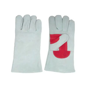 2025 Guantes de soldadura de cuero de seguridad de alta protección Premium baratos de fábrica Guantes de cuero de vaca Guantes de cuero de seguridad - Product Image 1
