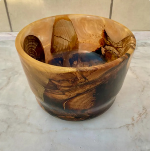 Ensaladera de madera de mango ecológica sostenible, cuenco de fruta, diseño único, acabado de ríos pequeños, resina epoxi creativa, estilo Vintage - Product Image 3