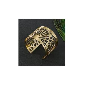 Custom Brass Bangle <b>Bracelet</b> Worn Color Wide Brass Cuff Bangle <b>Bracelet</b> for Women for Customized Size - Product Image 6