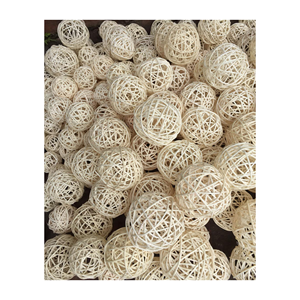 Accesorios hechos a mano, bolas de ratán de hoja de maíz de algas marinas tejidas naturales, juguetes masticables para decoración/Accesorios - Product Image 2