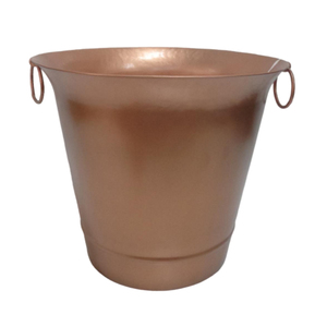 Vente chaude Fer Rond Jardinière Vieux Argent Couleur Design Moderne Maison & Jardin Tendance Décorative À La Main Personnalisé En Gros En Vrac - Product Image 6