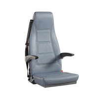 Siège de bus en tissu de haute qualité avec ceinture 3 points, double accoudoir et repose-jambes pliable - Accessoires de bus en gros certifiés ISO9001:2000