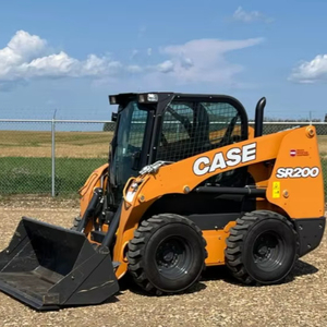 Good CASE SR200 Skid Steer Loader Wheel Track Loader Mini Skid Steer Loader disponible para trabajos de construcción - Product Image 1