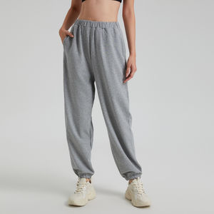 Achat en gros de pantalons de survêtement baggy pour femmes Prix d'usine Pantalon de survêtement ample à taille haute pour femmes Services OEM/ODM - Product Image 3