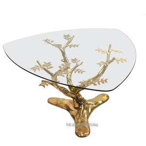 Venta caliente estilo europeo Hotel centro comercial Metal forma cuadrada acabado negro encimera mesa de centro - Product Image 4