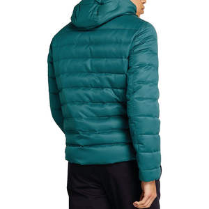 Chaqueta acolchada ligera de gran tamaño para exteriores para hombre, impermeable, a prueba de viento, con capucha, de moda, OEM, ODM, fabricante - Product Image 4