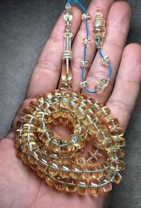 Luxury Indian Tasbih Rosary Resin Islamic Prayer Beads Eco-Friendly Custom Color & Shape Natural Stone - Product Image 5