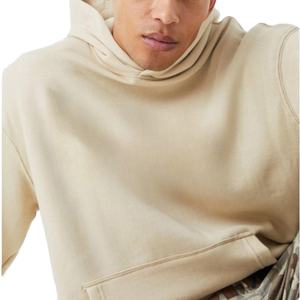 Jersey de lana de algodón pesado personalizado para hombre, Sudadera con capucha de corte regular, ropa de calle bordada, hombros caídos, Invierno - Product Image 3