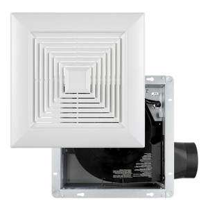 Ventiladores de Banheiro com <span class=keywords><strong>Motor</strong></span> AC/DC Certificados pela UL. Ventilador de Exaustão Multiuso para Banheiro 50 80 100 CFM, Ventilador Desumidificador de Banheiro de 8 Polegadas - Product Image 3