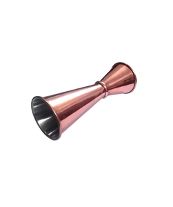 Venta caliente Cobre Jigger Glass calidad superior Bar Gafas Reutilizable Cobre transparente Venta al por mayor Fiesta Copa de vino - Product Image 3