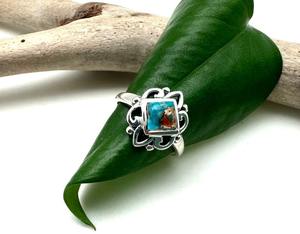 925 argent Sterling Turquoise pierres précieuses bague bijoux à la main en argent Boho Style bague bijoux pour femmes cadeau de mariage pour femme - Product Image 1
