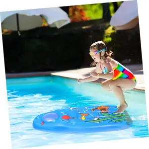 PVC Inflatable Surfboard With Handle Swimming Pad For Swimming Pool
